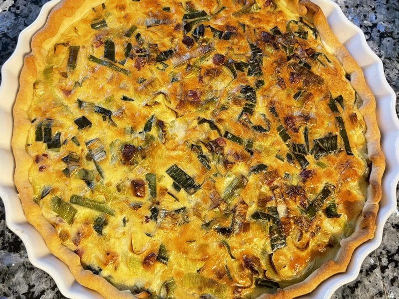 Cliquez pour zoomer ! Tarte aux poireaux Thermomix par Chris