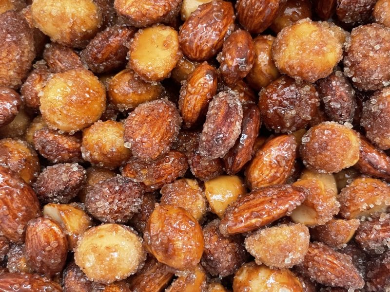 Cliquez pour zoomer ! Amandes grillées à la cannelle et au miel Thermomix par Chris