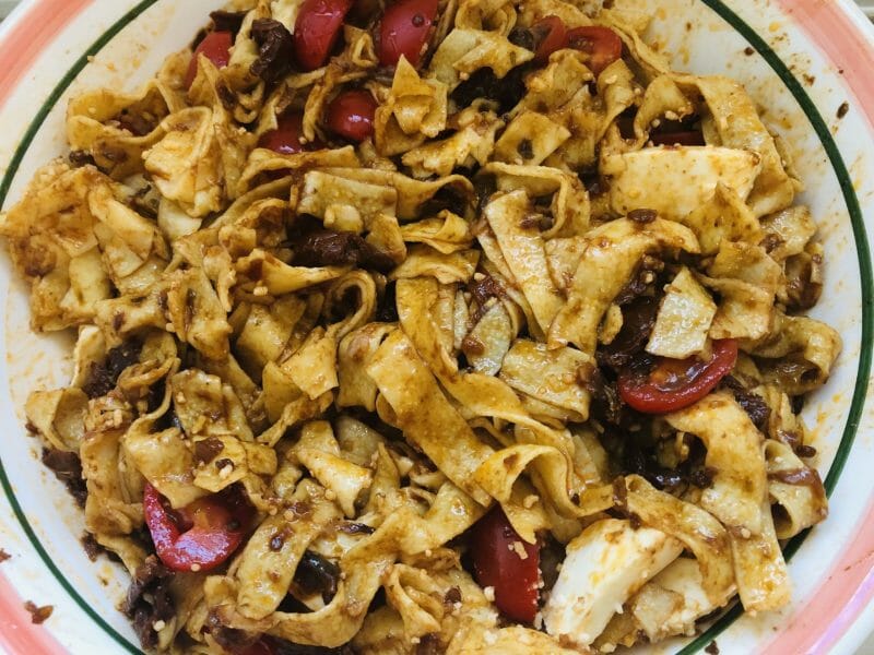 Cliquez pour zoomer ! Salade de pâtes méditerranéenne Thermomix par Chris