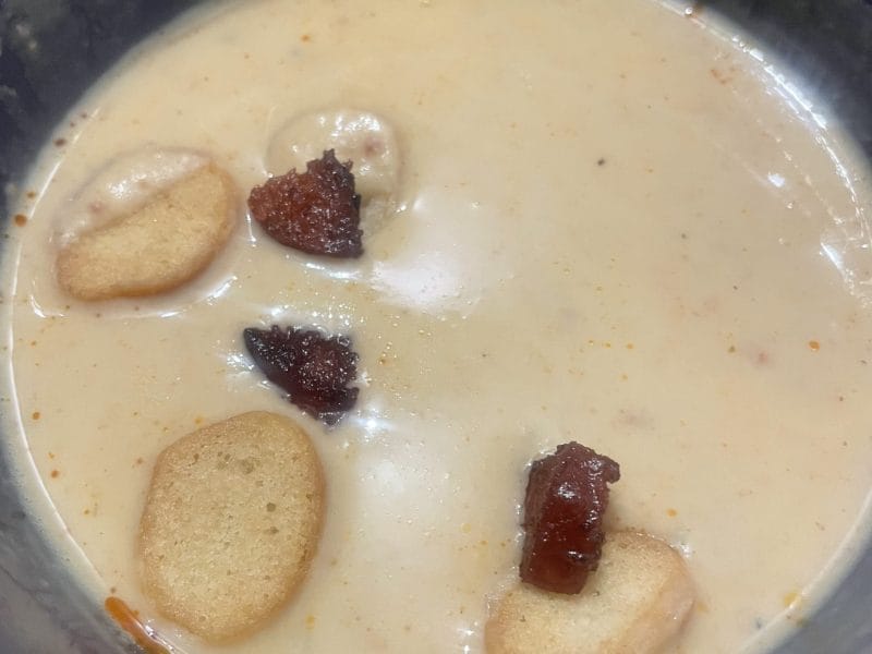 Cliquez pour zoomer ! Velouté de haricots blancs et chorizo Thermomix par emiliedel