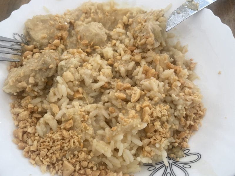 Cliquez pour zoomer ! Effiloché de poulet aux cacahuètes Thermomix par emiliedel