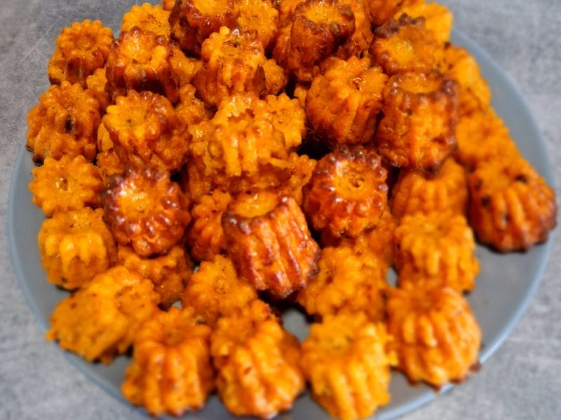 Cliquez pour zoomer ! Mini cannelés chorizo comté Thermomix par Miliesanc