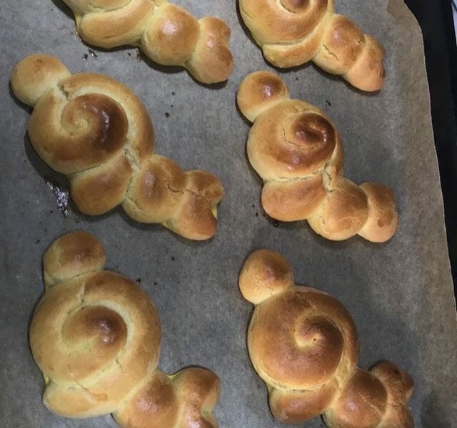 Cliquez pour zoomer ! Brioches lapin de Pâques Thermomix par aurelie_56420