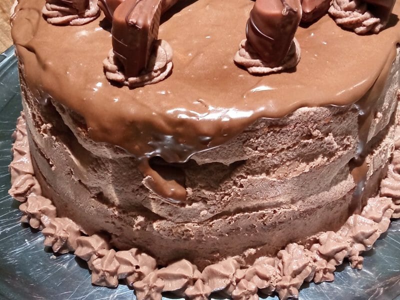 Cliquez pour zoomer ! Layer cake Kinder Bueno Thermomix par estelle42120