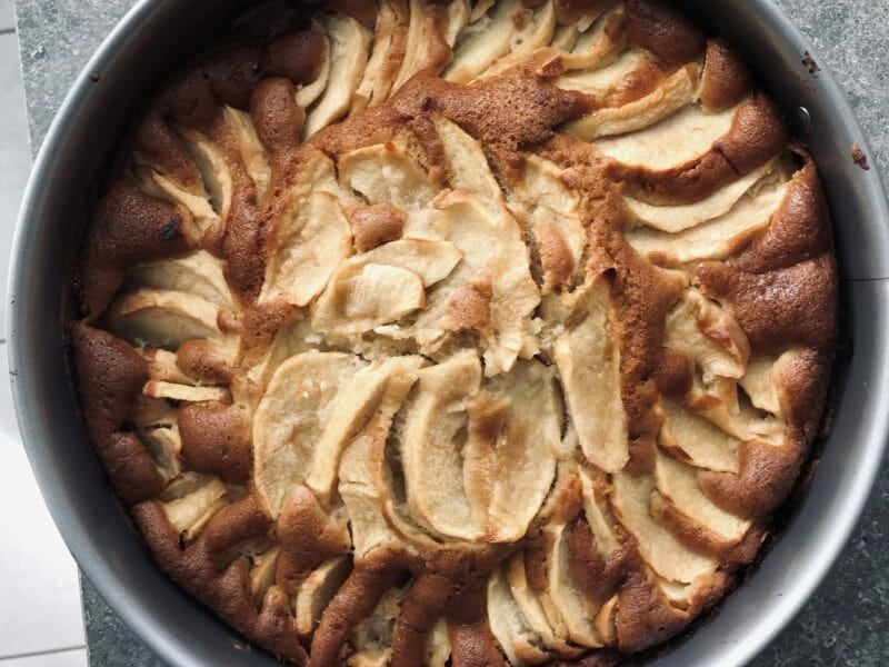 Cliquez pour zoomer ! Gâteau aux pommes et mascarpone Thermomix par laurie_04