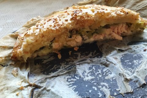 Cliquez pour zoomer ! Feuilleté saumon et poireaux Thermomix par toise