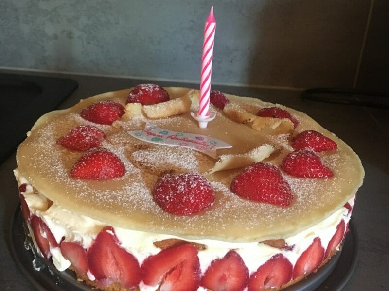 Cliquez pour zoomer ! Fraisier Thermomix par irone1963