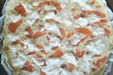 Cliquez pour zoomer ! Quiche saumon et courgettes Thermomix par maribo92