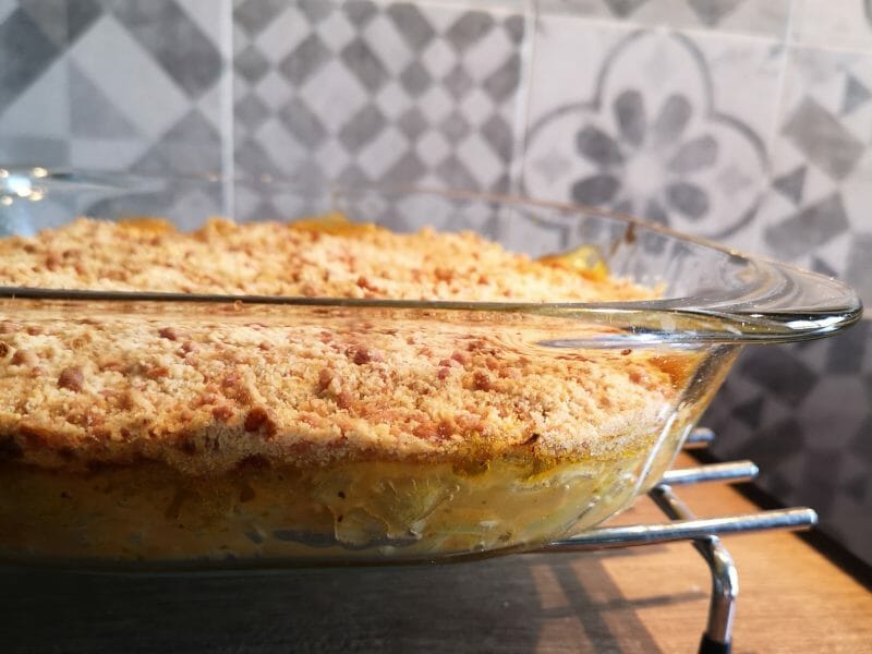 Cliquez pour zoomer ! Crumble aux légumes provençaux Thermomix par maribo92
