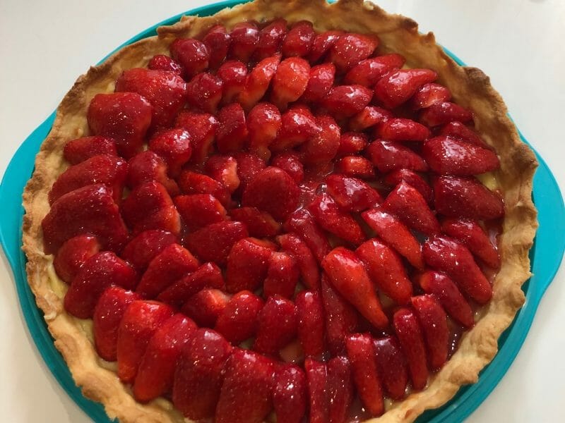 Cliquez pour zoomer ! Tarte aux fraises Thermomix par latwiffa