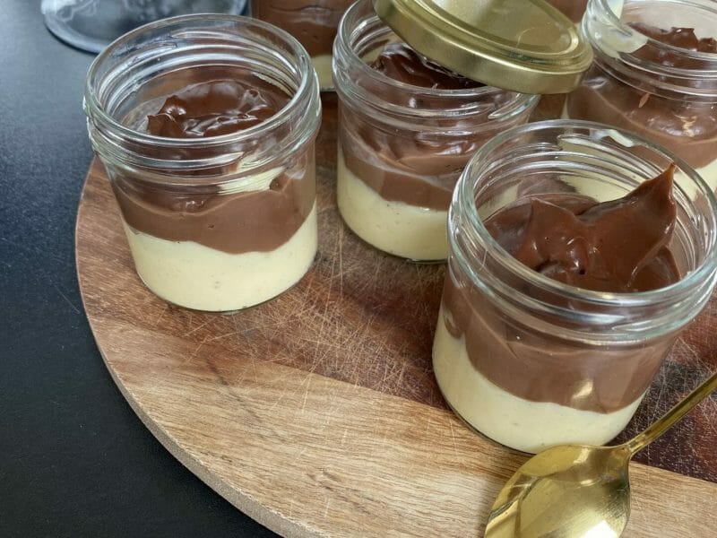 Cliquez pour zoomer ! Crème dessert au deux saveurs Thermomix par daude7