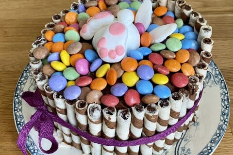 Cliquez pour zoomer ! Gâteau lapin de Pâques Thermomix par SoMoJo