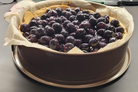 Cliquez pour zoomer ! Tarte aux myrtilles Thermomix par lya17