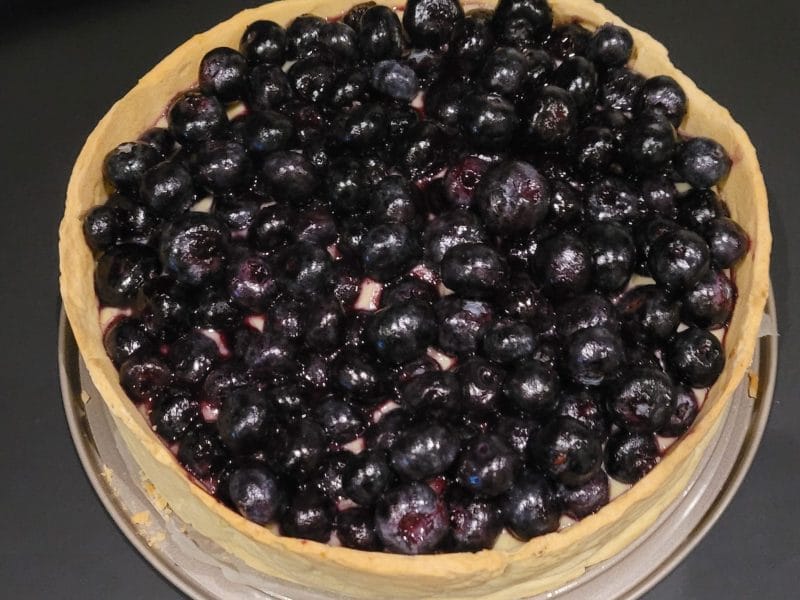 Cliquez pour zoomer ! Tarte aux myrtilles Thermomix par lya17