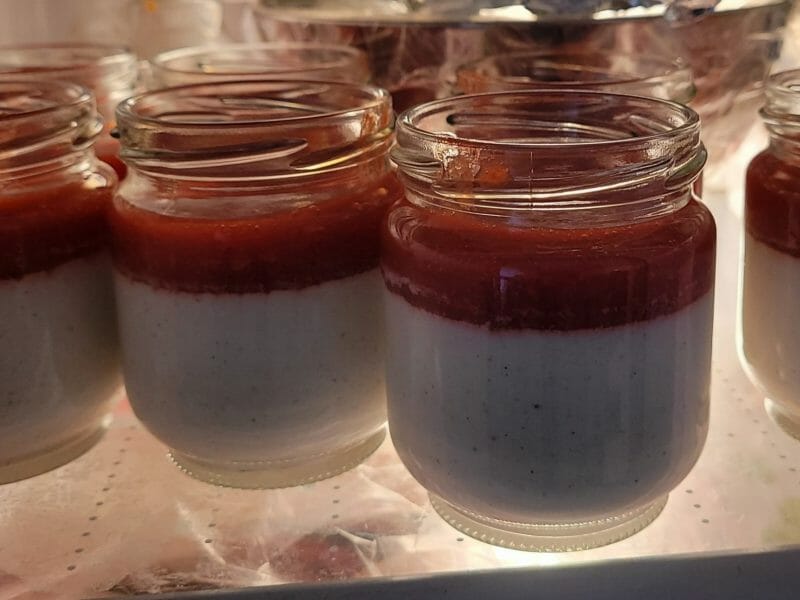 Cliquez pour zoomer ! Panna cotta ananas et lait de coco Thermomix par lya17