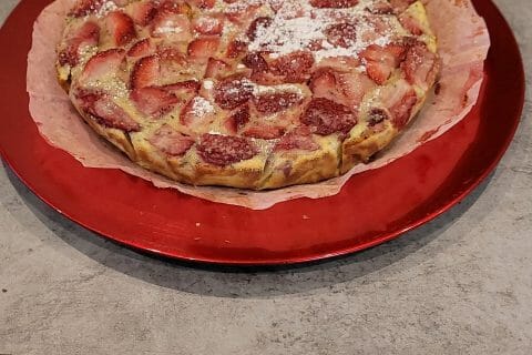 Cliquez pour zoomer ! Clafoutis aux fraises Thermomix par lya17