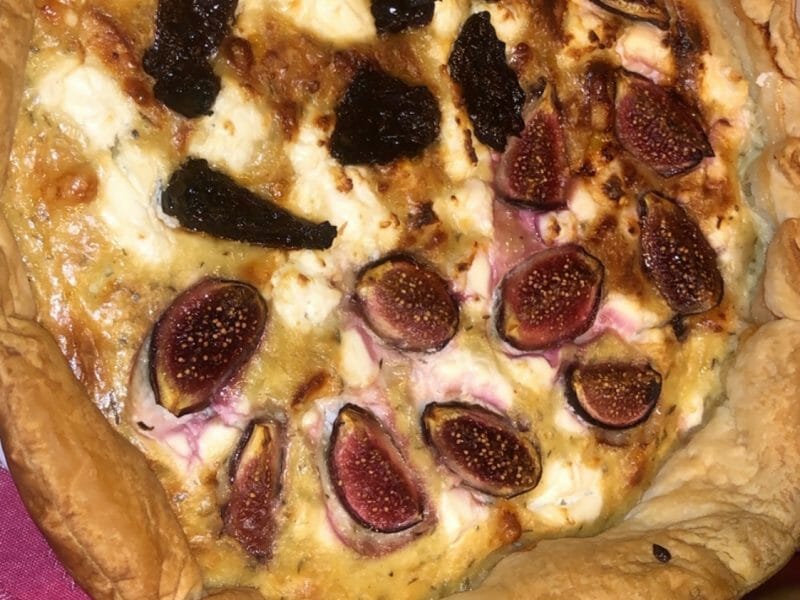 Cliquez pour zoomer ! Tarte aux échalotes et au chèvre Thermomix par angeline_17