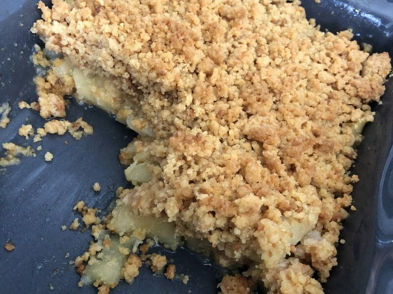 Cliquez pour zoomer ! Crumble pommes, poires et spéculoos Thermomix par angeline_17