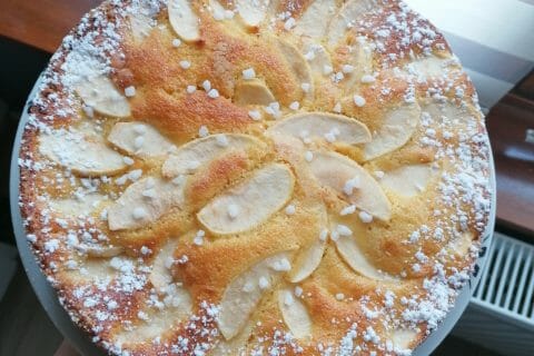 Cliquez pour zoomer ! Gâteau aux pommes et mascarpone Thermomix par Marjo