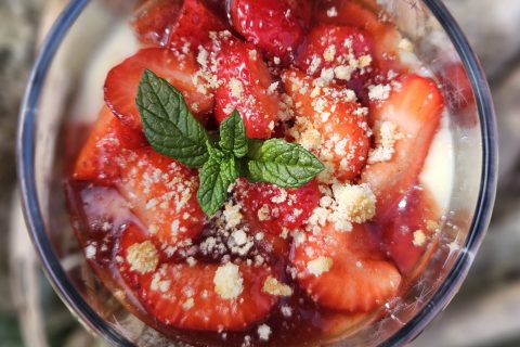 Cliquez pour zoomer ! Tarte aux fraises destructurée Thermomix par sevc1731