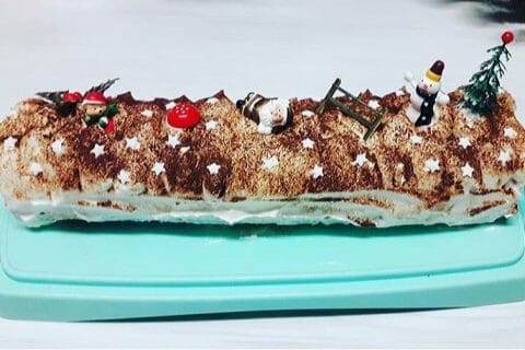 Cliquez pour zoomer ! Bûche Tiramisu Thermomix par anastasiamimilolo