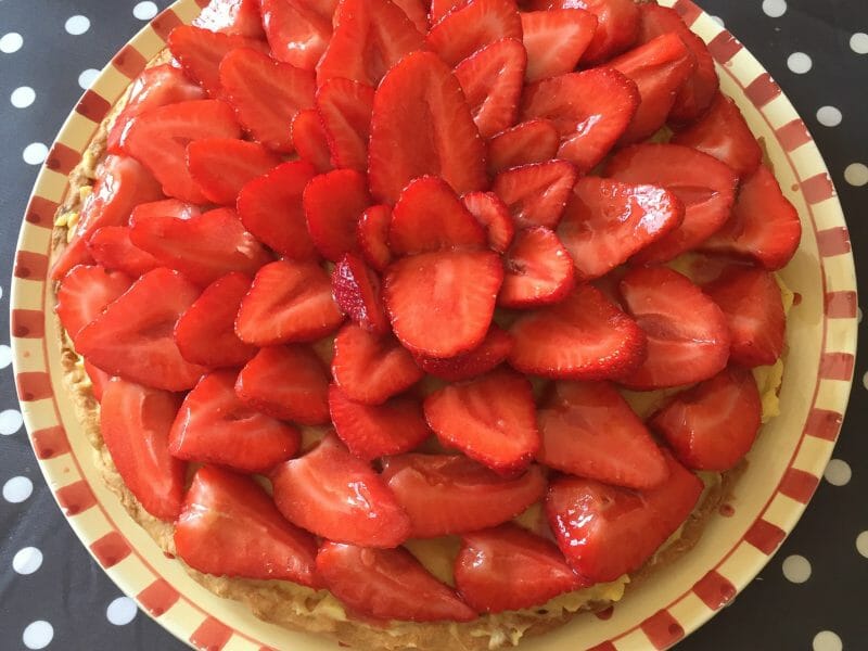 Cliquez pour zoomer ! Tarte aux fraises Thermomix par lilette73
