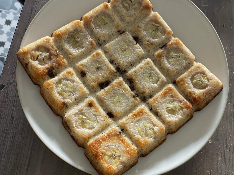 Cliquez pour zoomer ! Gâteau de flocons d’avoine à la banane Thermomix par lilymom