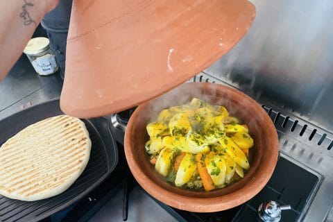 Cliquez pour zoomer ! Matlouh – Pain tajine Thermomix par lilymom