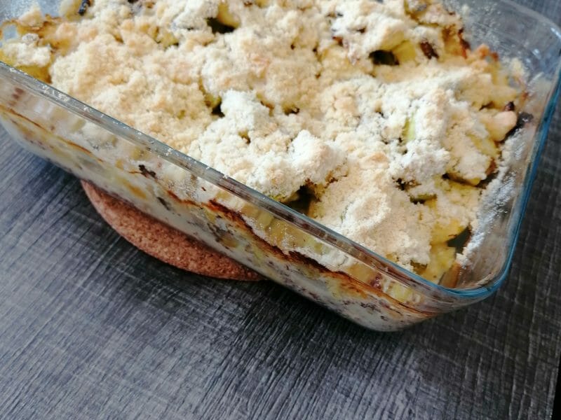 Cliquez pour zoomer ! Crumble poulet, courgettes et parmesan Thermomix par marie-laure_14