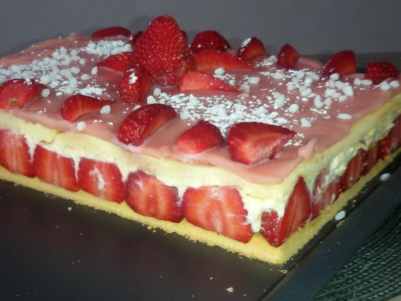 Cliquez pour zoomer ! Fraisier Thermomix par Clo2405