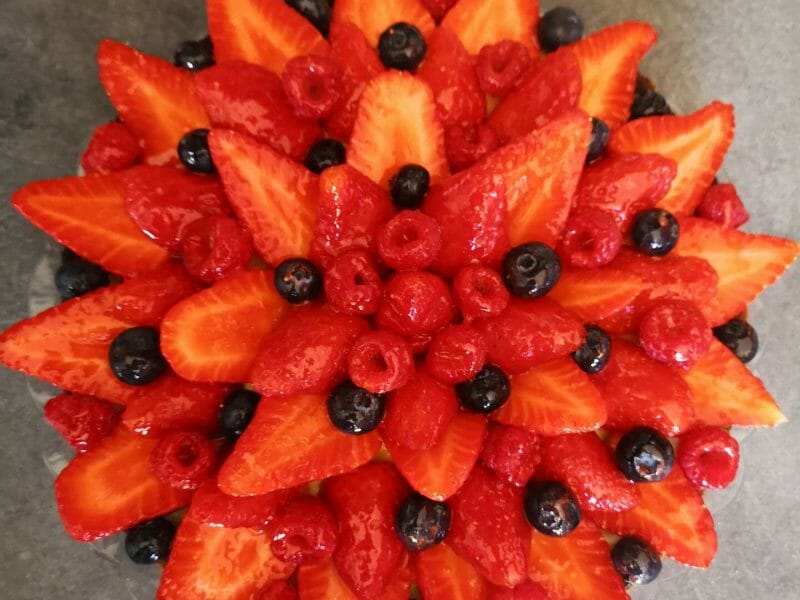 Cliquez pour zoomer ! Tarte aux fraises Thermomix par Cahuet