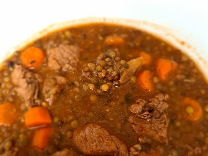 Cliquez pour zoomer ! Soupe de lentilles – 3dess Thermomix par Rafica