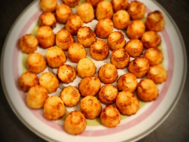 Cliquez pour zoomer ! Mini cannelés chorizo comté Thermomix par celine49250