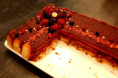 Cliquez pour zoomer ! Bavarois aux framboises Thermomix par celine49250