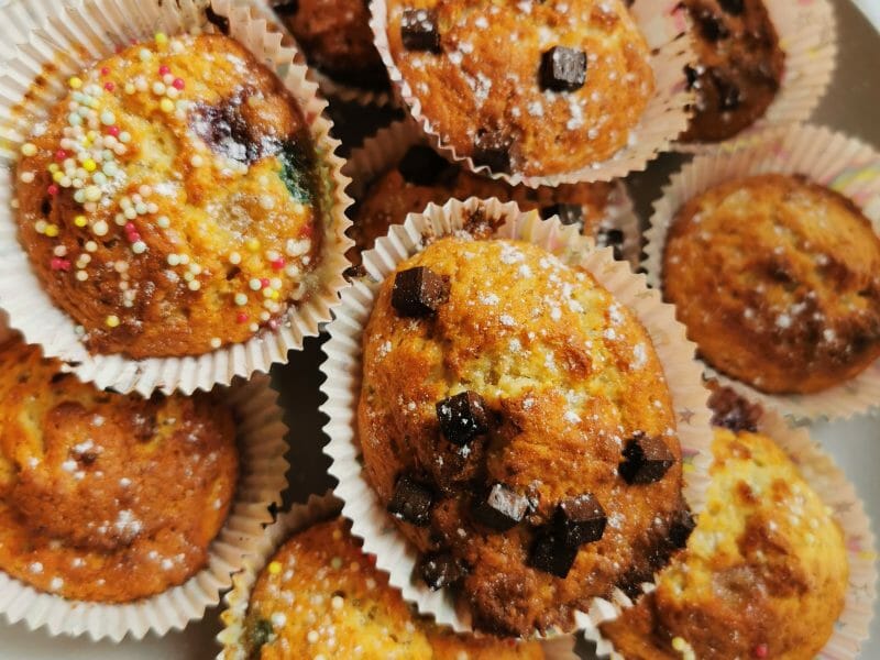 Cliquez pour zoomer ! Muffins à la banane Thermomix par milene_5