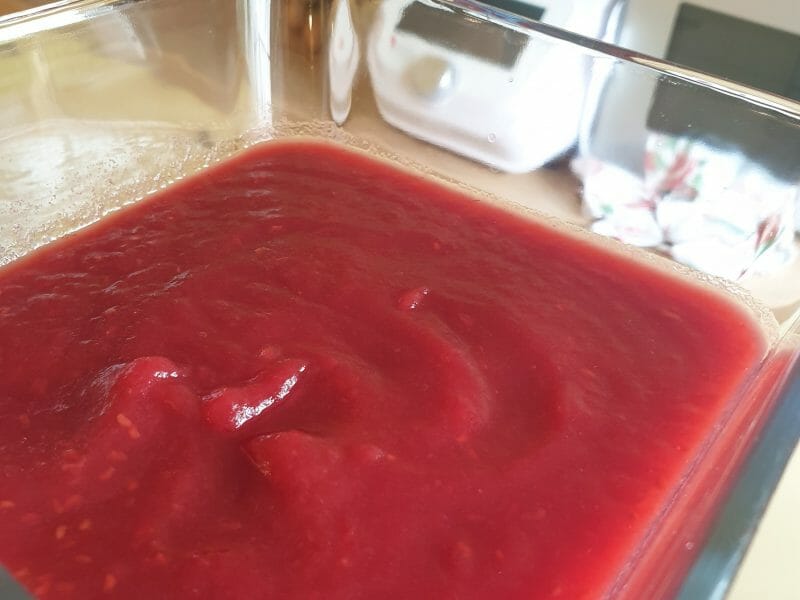 Cliquez pour zoomer ! Compote pomme framboise Thermomix par milene_5
