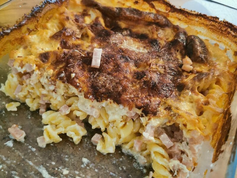 Cliquez pour zoomer ! Gratin de fusilli au jambon Thermomix par milene_5