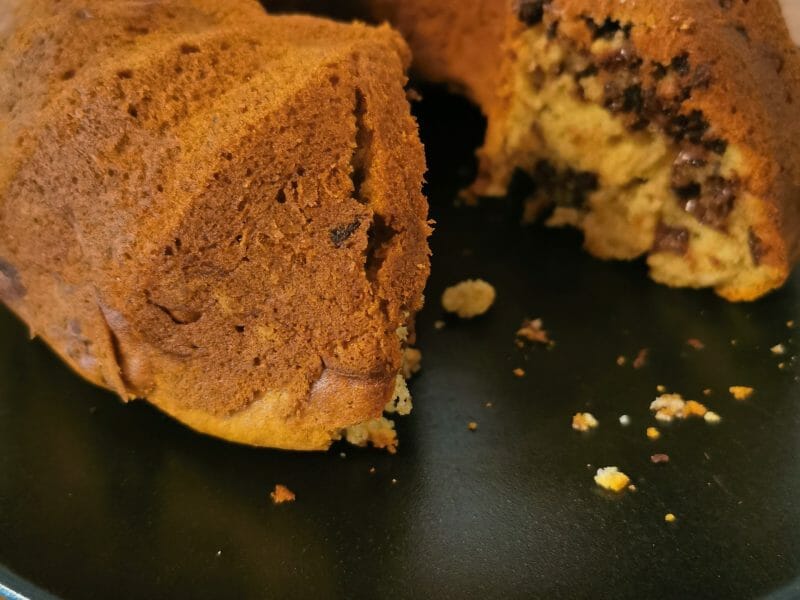 Cliquez pour zoomer ! Cake banane et pépites de chocolat Thermomix par milene_5