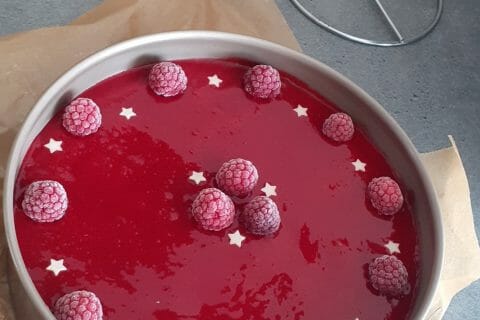 Cliquez pour zoomer ! Bavarois aux framboises Thermomix par celimen54