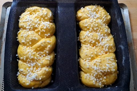 Cliquez pour zoomer ! Brioche tressée à la mie filante Thermomix par vanou58