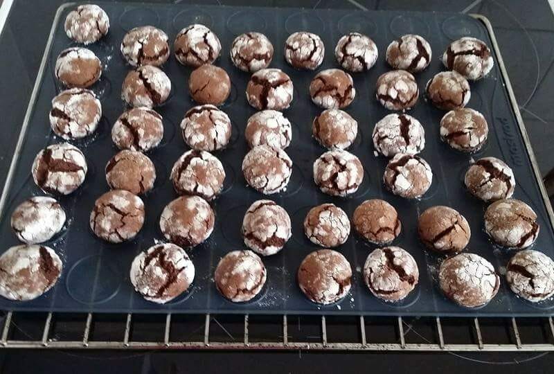 Cliquez pour zoomer ! Craquelés au chocolat Thermomix par Cricrio