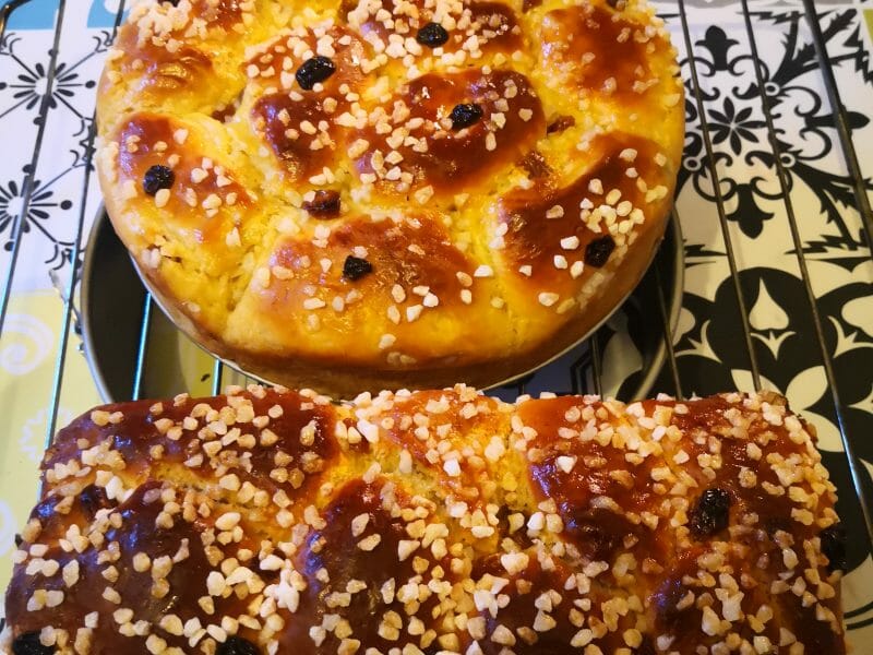 Cliquez pour zoomer ! Brioche tressée à la mie filante Thermomix par samira78