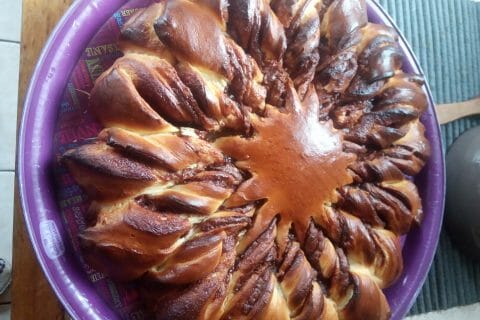 Cliquez pour zoomer ! Brioche étoilée au Nutella Thermomix par magalie05