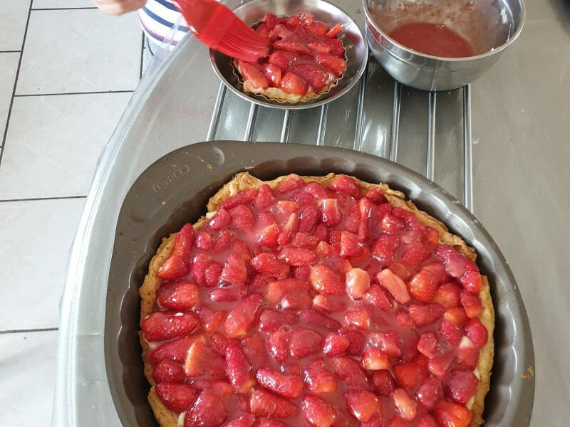 Cliquez pour zoomer ! Tarte aux fraises Thermomix par sandrine_266