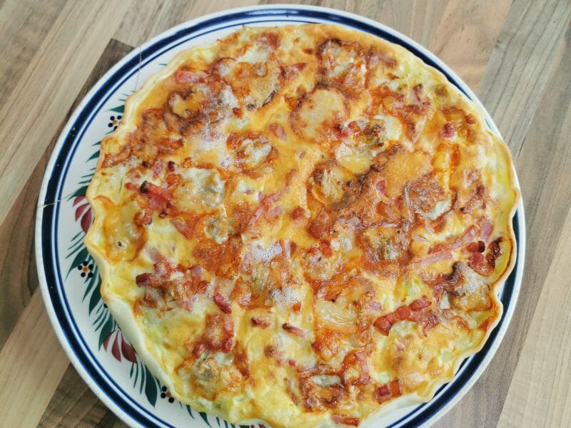 Cliquez pour zoomer ! Flamiche aux poireaux et gorgonzola Thermomix par Segogo