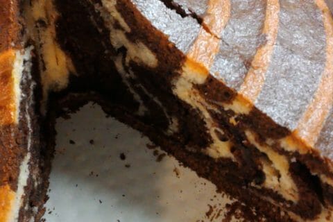 Cliquez pour zoomer ! Gâteau zébré Thermomix par Nubia