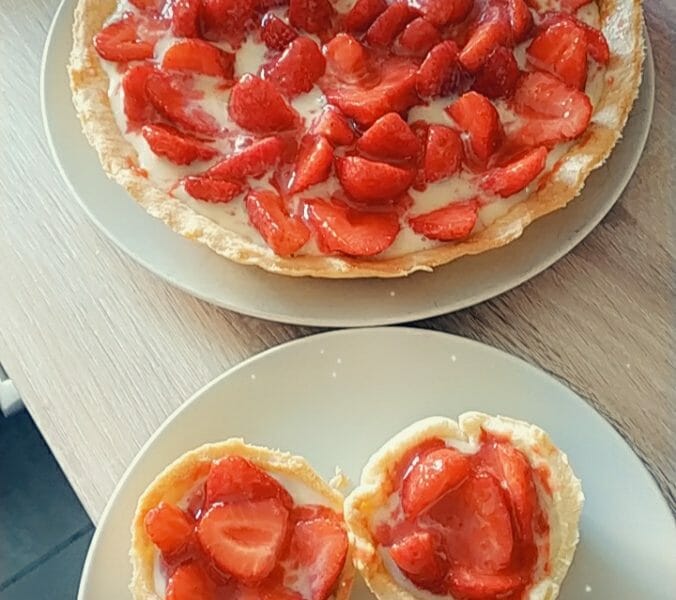 Cliquez pour zoomer ! Tarte aux fraises Thermomix par delphinecinq