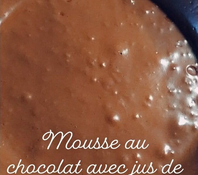 Cliquez pour zoomer ! Mousse au chocolat au jus de pois chiche Thermomix par delphinecinq