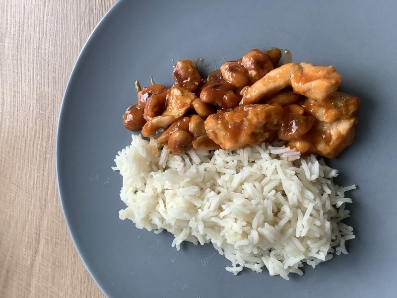 Cliquez pour zoomer ! Poulet aux amandes Thermomix par lauratom