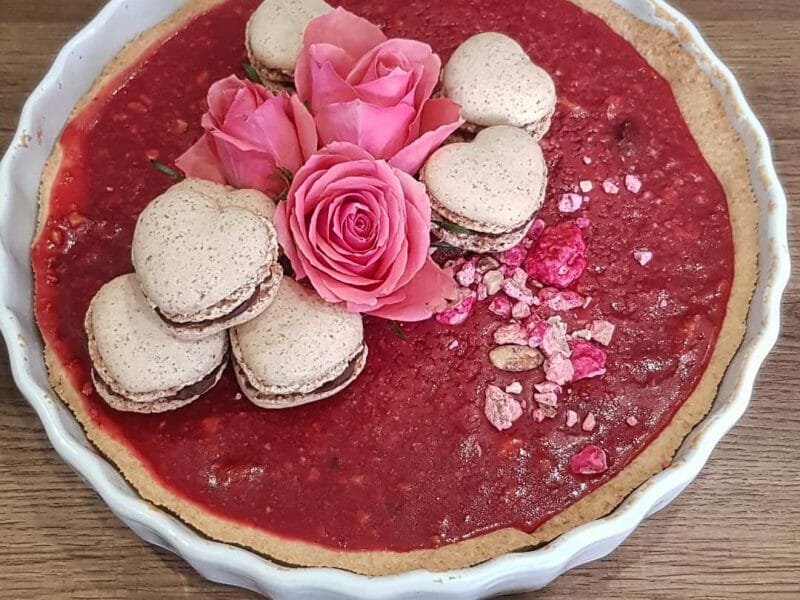 Cliquez pour zoomer ! Tarte aux pralines Thermomix par lexara